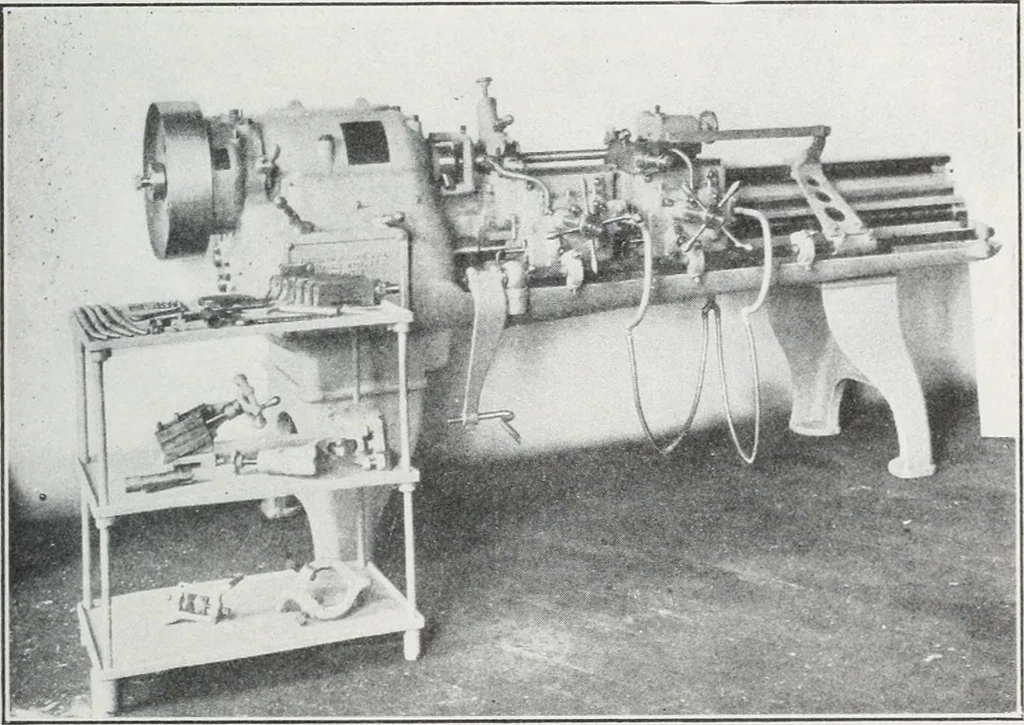 An illustration from Methods of machine shop work : for apprentices and students in technical and trade schools, 1914, leaf 194