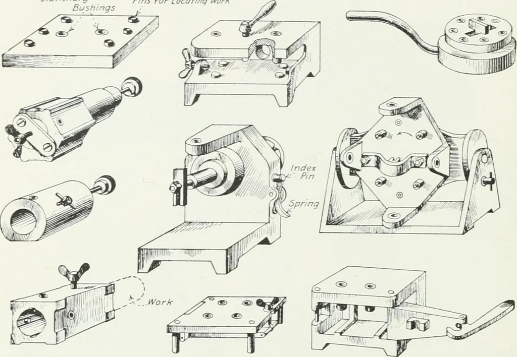 An illustration from Methods of machine shop work : for apprentices and students in technical and trade schools, 1914, leaf 213