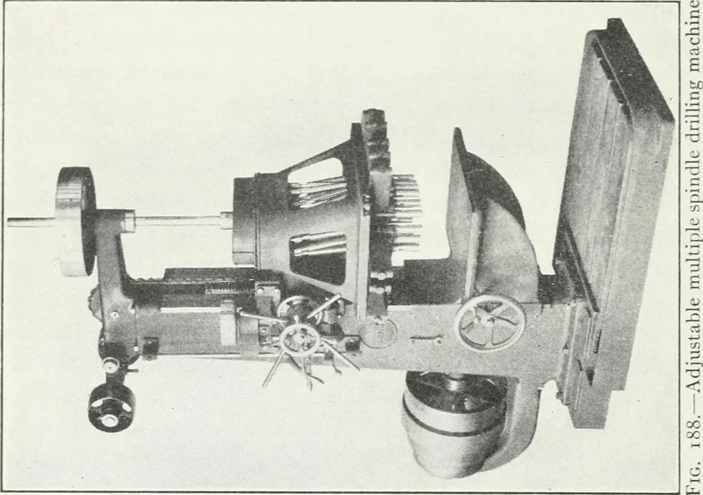 An illustration from Methods of machine shop work : for apprentices and students in technical and trade schools, 1914, leaf 217