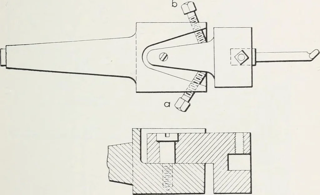 An illustration from Methods of machine shop work : for apprentices and students in technical and trade schools, 1914, leaf 230