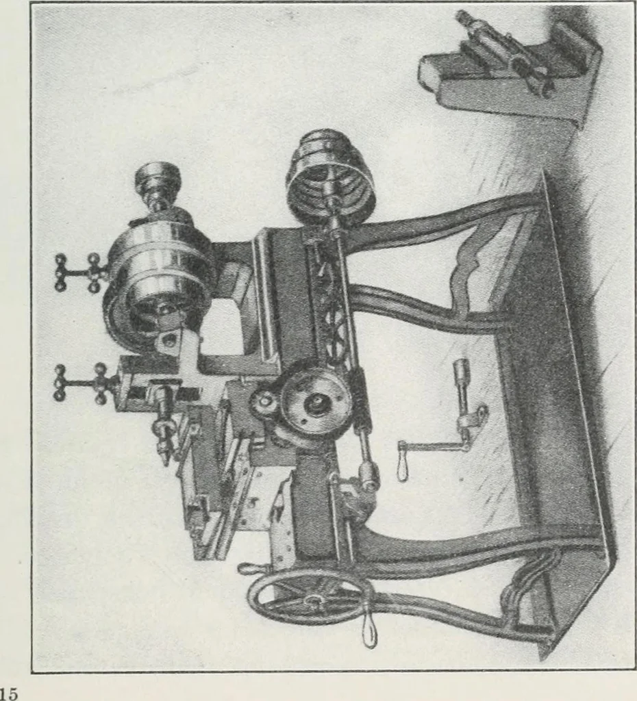 An illustration from Methods of machine shop work : for apprentices and students in technical and trade schools, 1914, leaf 236