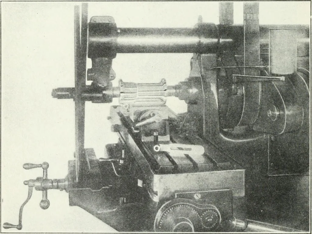 An illustration from Methods of machine shop work : for apprentices and students in technical and trade schools, 1914, leaf 247
