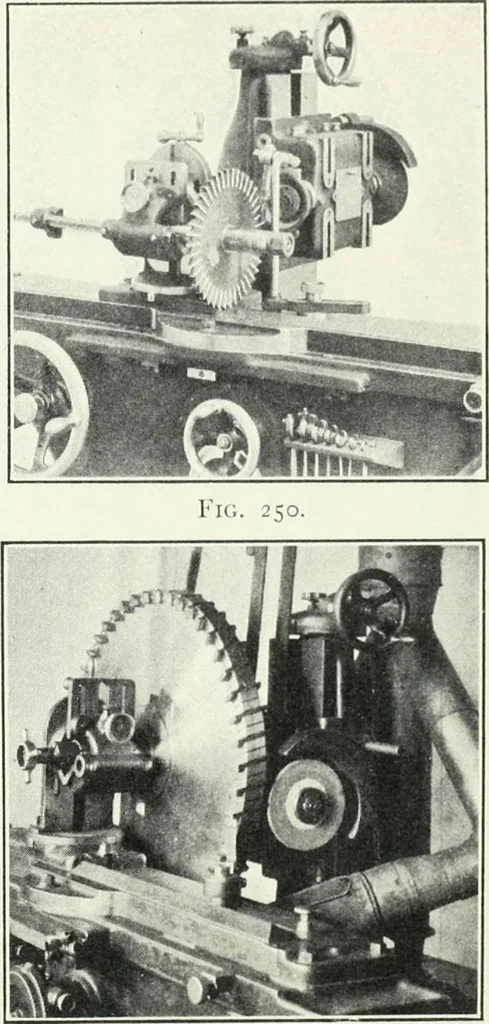 An illustration from Methods of machine shop work : for apprentices and students in technical and trade schools, 1914, leaf 259