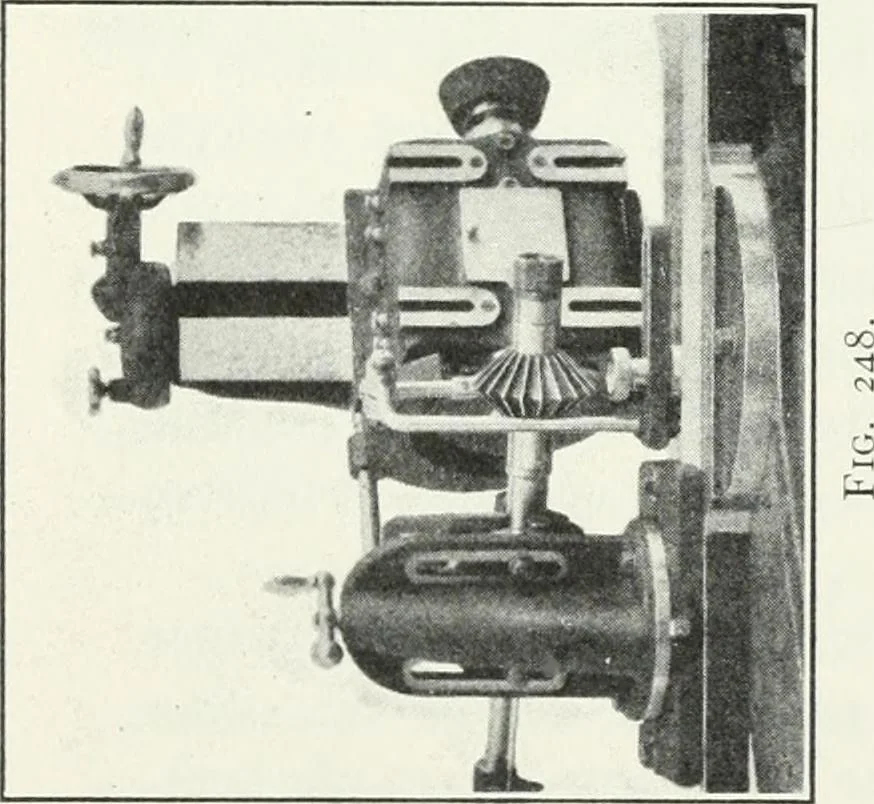 An illustration from Methods of machine shop work : for apprentices and students in technical and trade schools, 1914, leaf 259