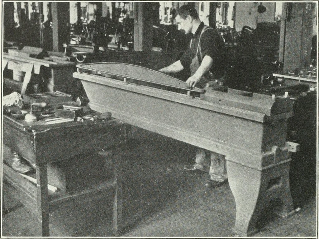 An illustration from Methods of machine shop work : for apprentices and students in technical and trade schools, 1914, leaf 45