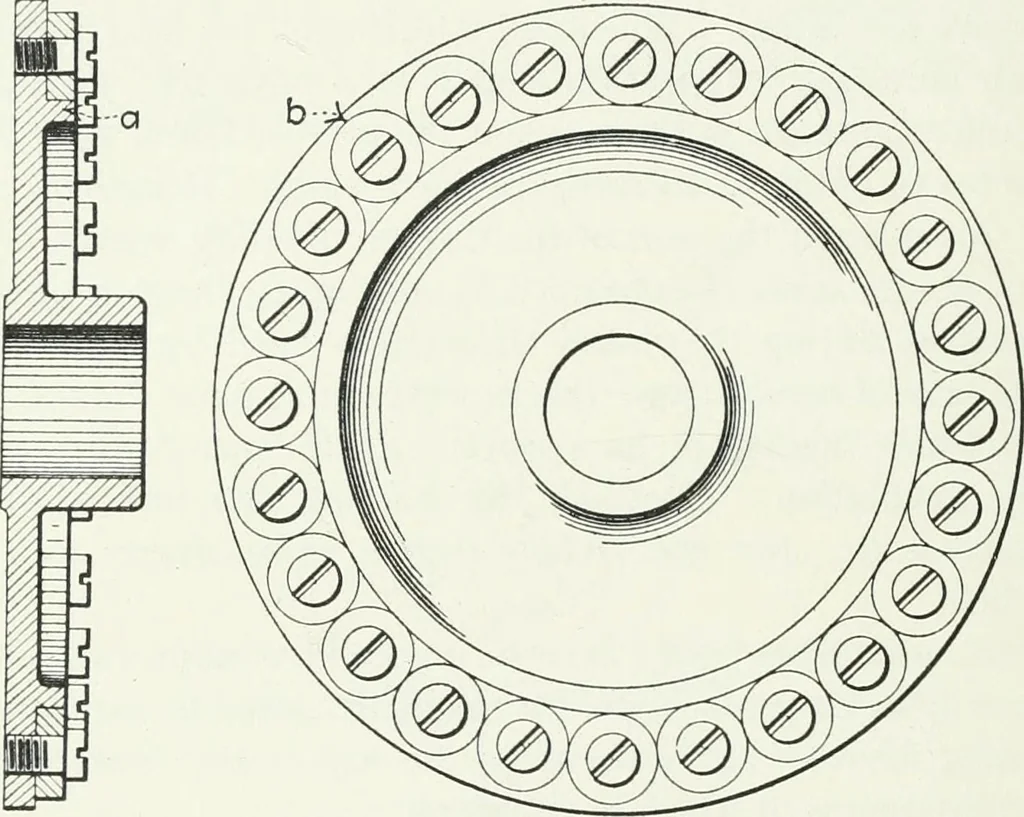 An illustration from Methods of machine shop work : for apprentices and students in technical and trade schools, 1914, leaf 71
