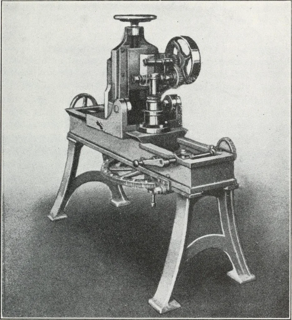 An illustration from Methods of machine shop work : for apprentices and students in technical and trade schools, 1914, leaf 74