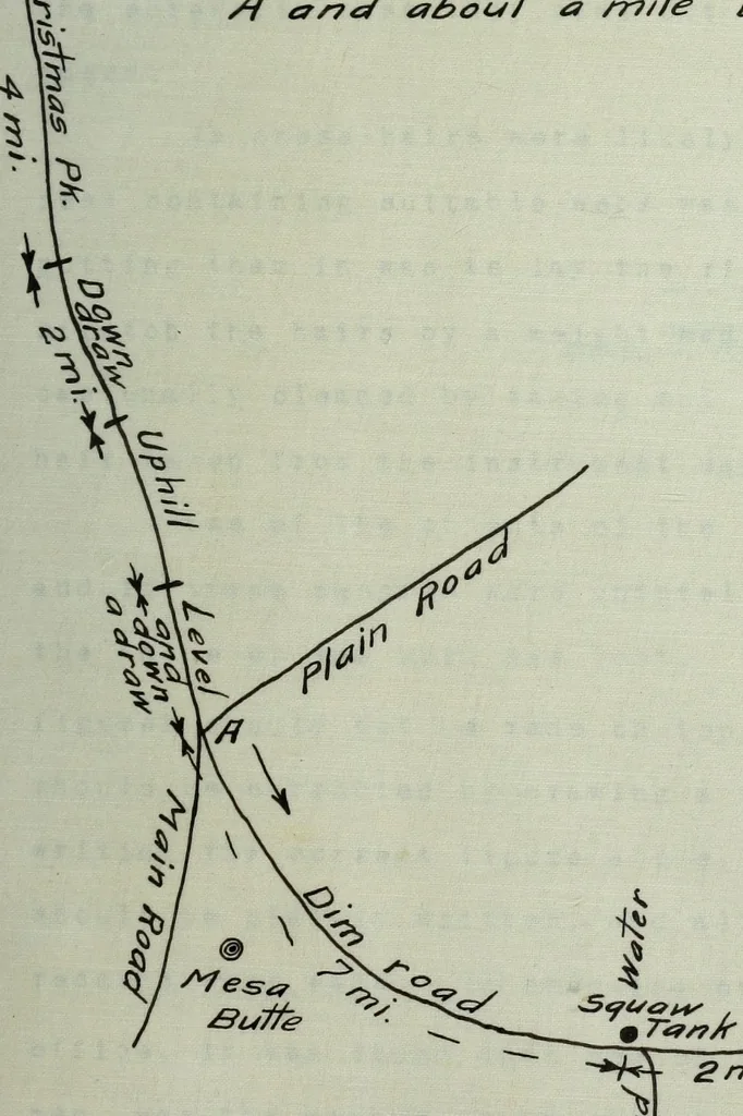 An illustration from The methods used in primary level and triangulation work in unsettled and broken country, 1909, leaf 26