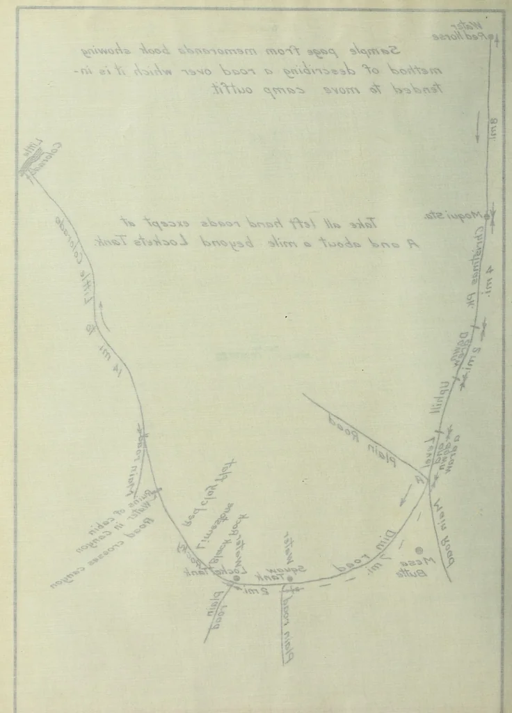 An illustration from The methods used in primary level and triangulation work in unsettled and broken country, 1909, leaf 27