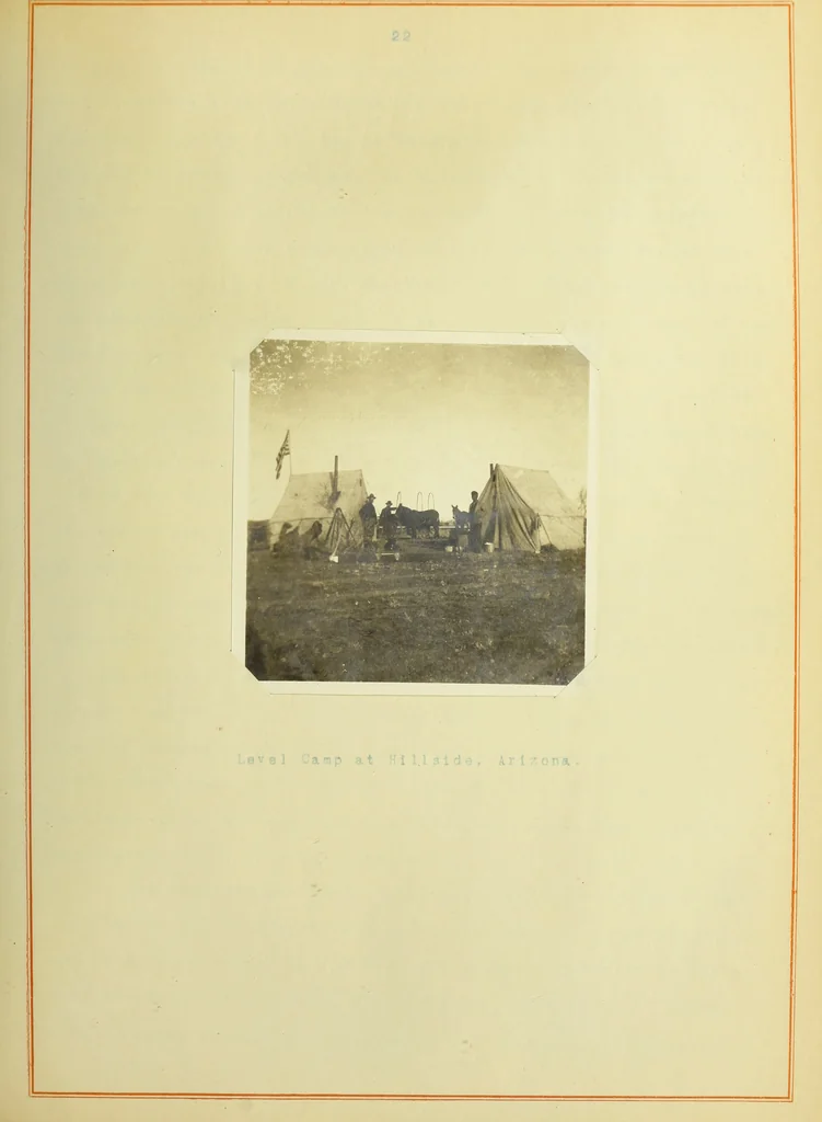 An illustration from The methods used in primary level and triangulation work in unsettled and broken country, 1909, leaf 52