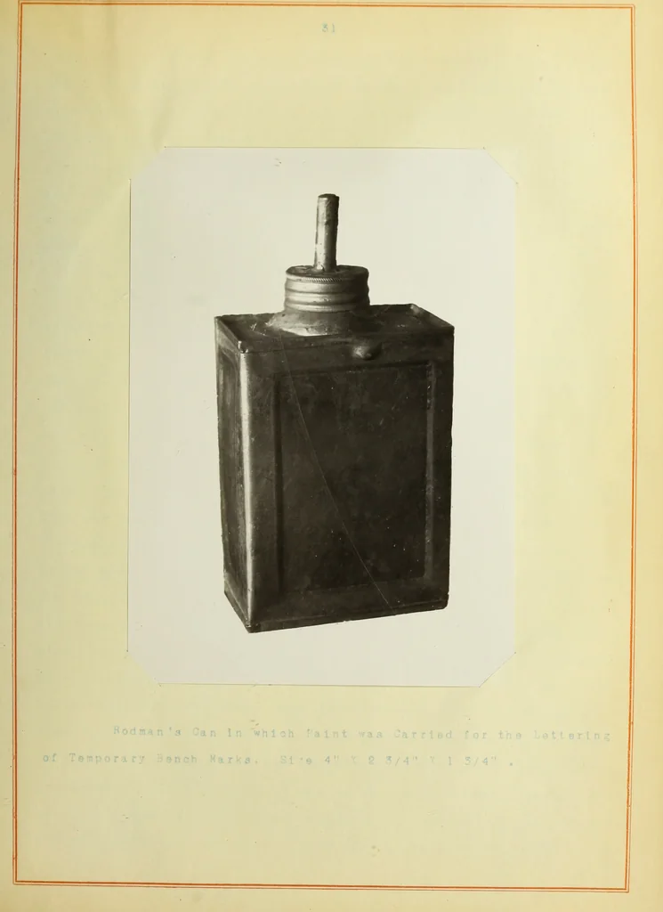 An illustration from The methods used in primary level and triangulation work in unsettled and broken country, 1909, leaf 70