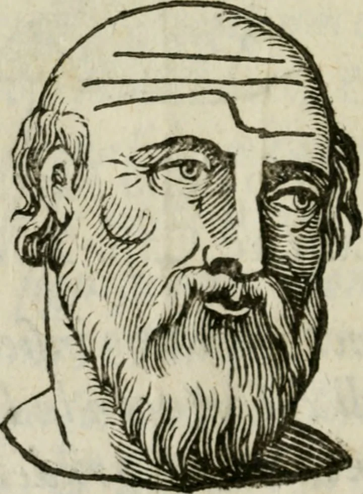 An illustration from La metoposcopia, ouero, Com[m]ensuratione delle linee della fronte : trattato, 1626, leaf 123
