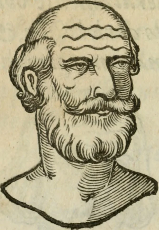 An illustration from La metoposcopia, ouero, Com[m]ensuratione delle linee della fronte : trattato, 1626, leaf 41
