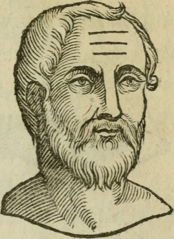An illustration from La metoposcopia, ouero, Com[m]ensuratione delle linee della fronte : trattato, 1626, leaf 42