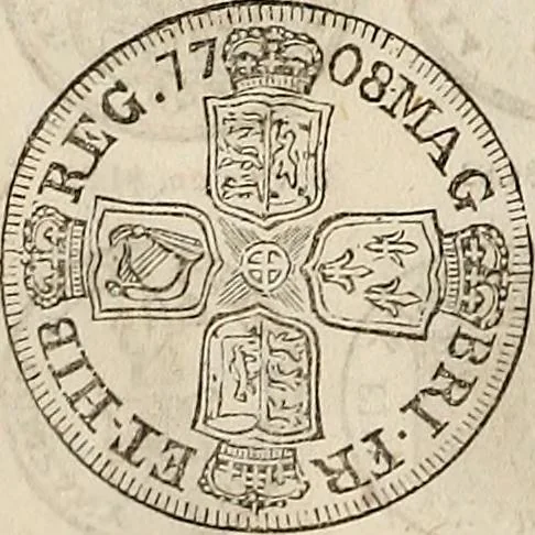 An illustration from Metropolitan coin book, containing accurate engravings of the various gold, silver and other coins now in circulation throughout the world;, 1865, leaf 17