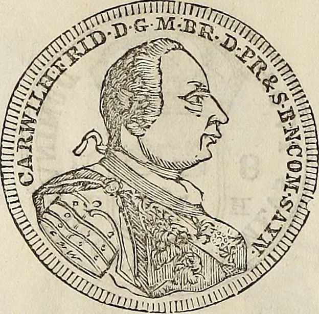 An illustration from Metropolitan coin book, containing accurate engravings of the various gold, silver and other coins now in circulation throughout the world;, 1865, leaf 31