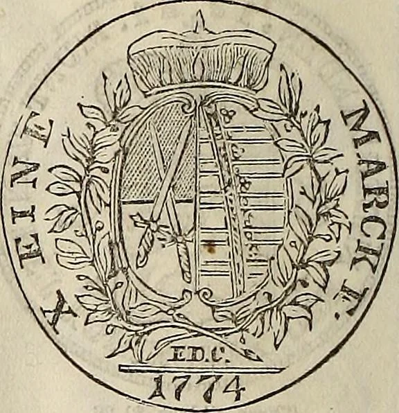 An illustration from Metropolitan coin book, containing accurate engravings of the various gold, silver and other coins now in circulation throughout the world;, 1865, leaf 31