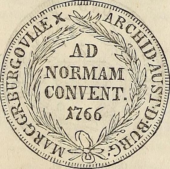 An illustration from Metropolitan coin book, containing accurate engravings of the various gold, silver and other coins now in circulation throughout the world;, 1865, leaf 31