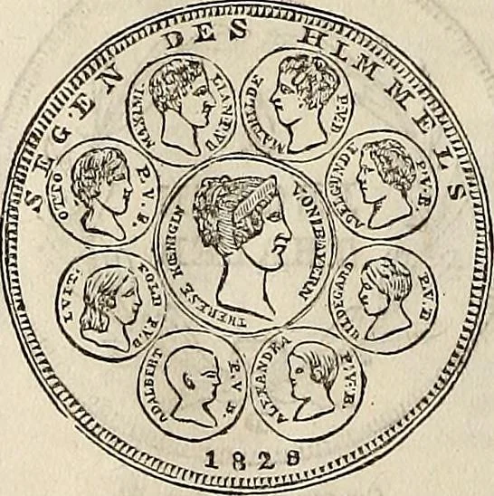 An illustration from Metropolitan coin book, containing accurate engravings of the various gold, silver and other coins now in circulation throughout the world;, 1865, leaf 31