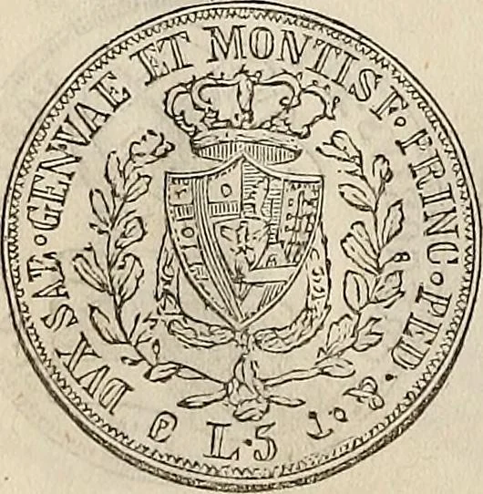An illustration from Metropolitan coin book, containing accurate engravings of the various gold, silver and other coins now in circulation throughout the world;, 1865, leaf 39