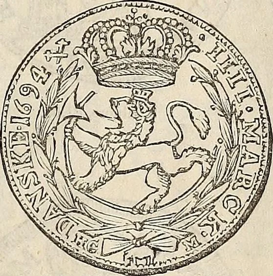 An illustration from Metropolitan coin book, containing accurate engravings of the various gold, silver and other coins now in circulation throughout the world;, 1865, leaf 42