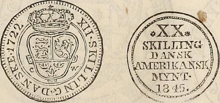An illustration from Metropolitan coin book, containing accurate engravings of the various gold, silver and other coins now in circulation throughout the world;, 1865, leaf 42