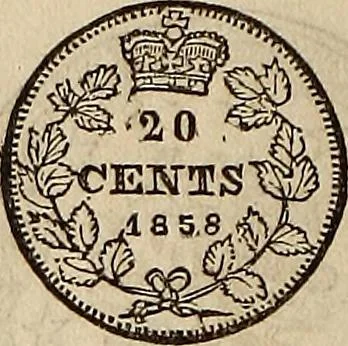An illustration from Metropolitan coin book, containing accurate engravings of the various gold, silver and other coins now in circulation throughout the world;, 1865, leaf 47