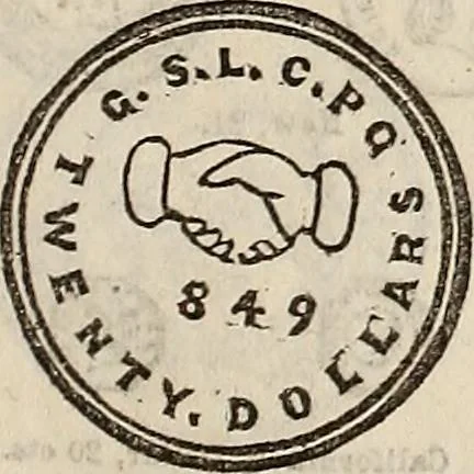 An illustration from Metropolitan coin book, containing accurate engravings of the various gold, silver and other coins now in circulation throughout the world;, 1865, leaf 8