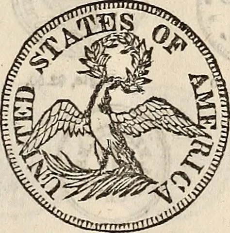 An illustration from Metropolitan coin book, containing accurate engravings of the various gold, silver and other coins now in circulation throughout the world;, 1865, leaf 8