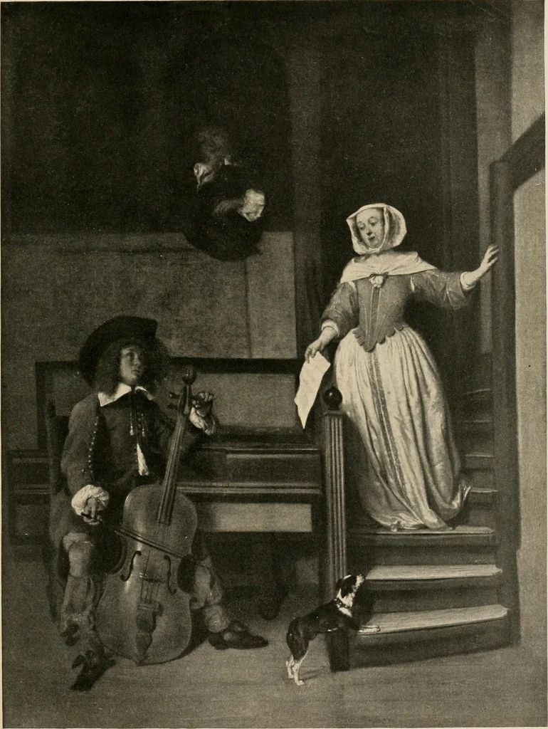 An illustration from Metsu, 1906, leaf 12