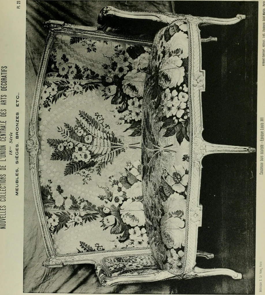 An illustration from Meubles, sièges, bronzes, dessins, 1900, leaf 46