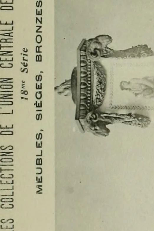 An illustration from Meubles, sièges, bronzes, dessins, 1900, leaf 66