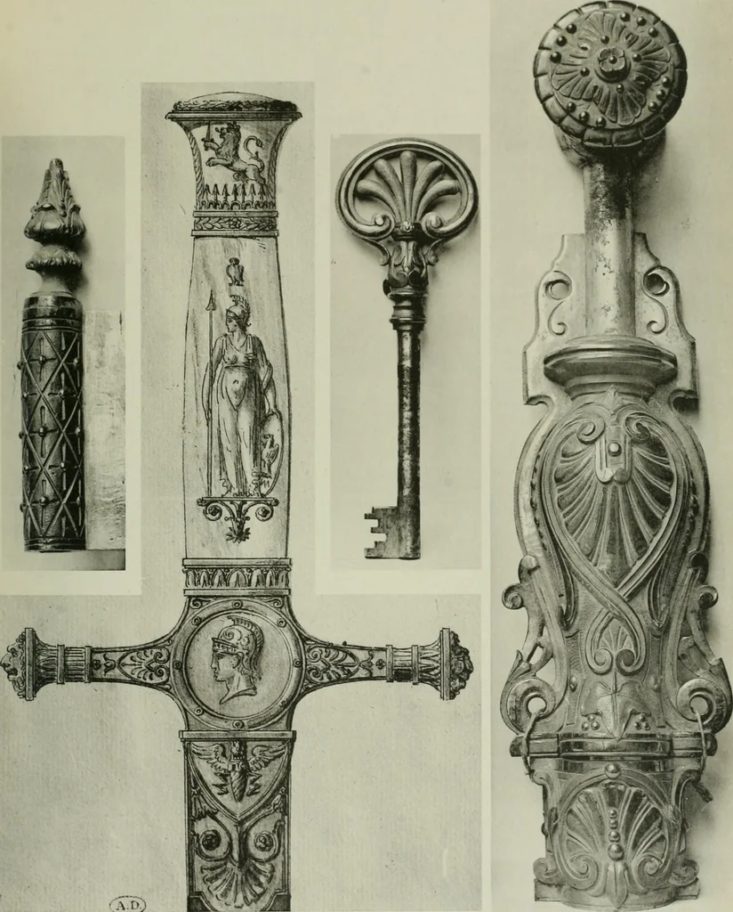 An illustration from Meubles, sièges, bronzes, dessins, 1900, leaf 76