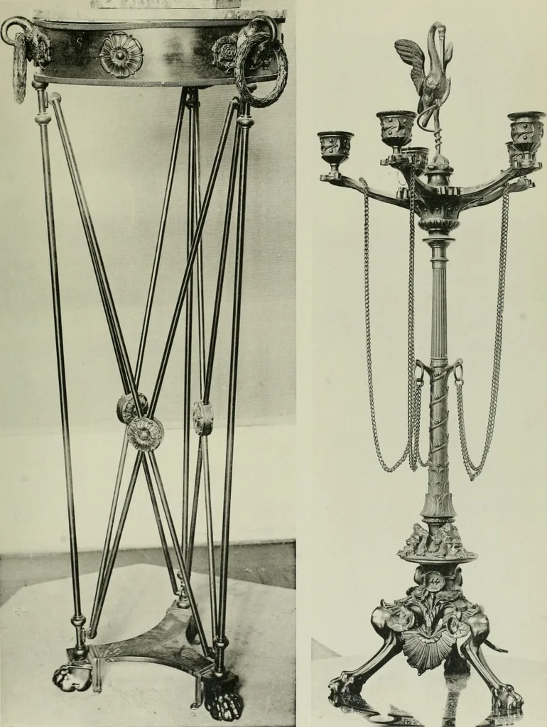 An illustration from Meubles, sièges, bronzes, dessins, 1900, leaf 80