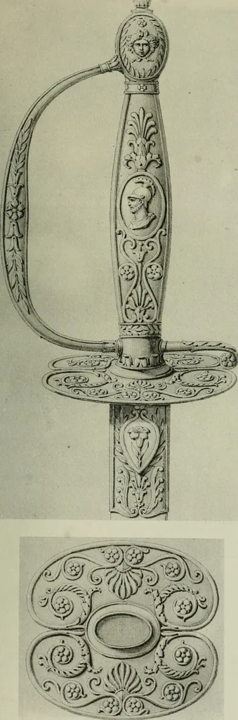 An illustration from Meubles, sièges, bronzes, dessins, 1900, leaf 82