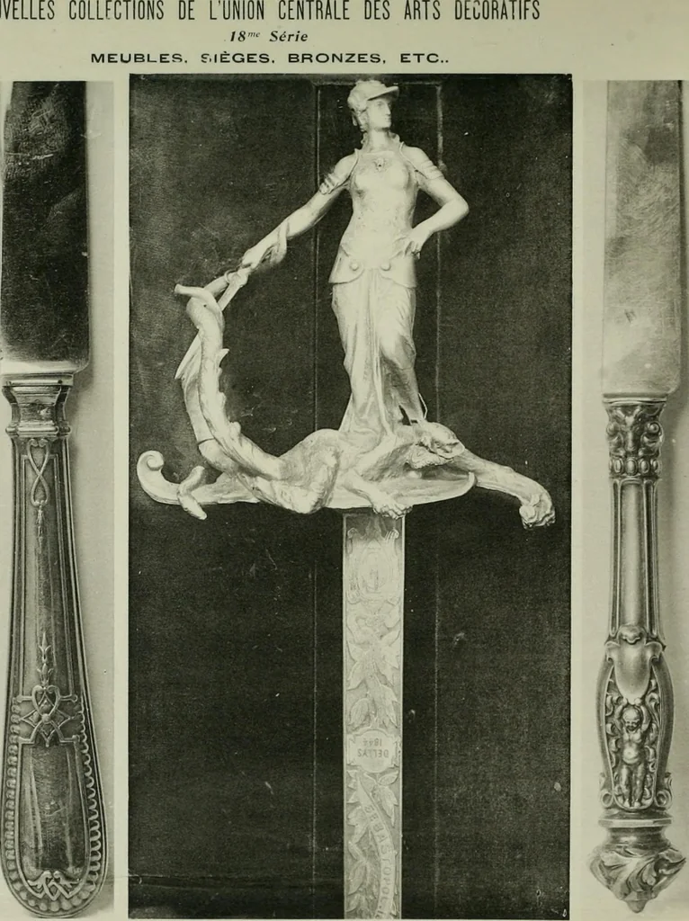 An illustration from Meubles, sièges, bronzes, dessins, 1900, leaf 90