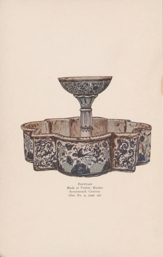 An illustration from Mexican maiolica in the collection of the Hispanic Society of America, 1915, leaf 6