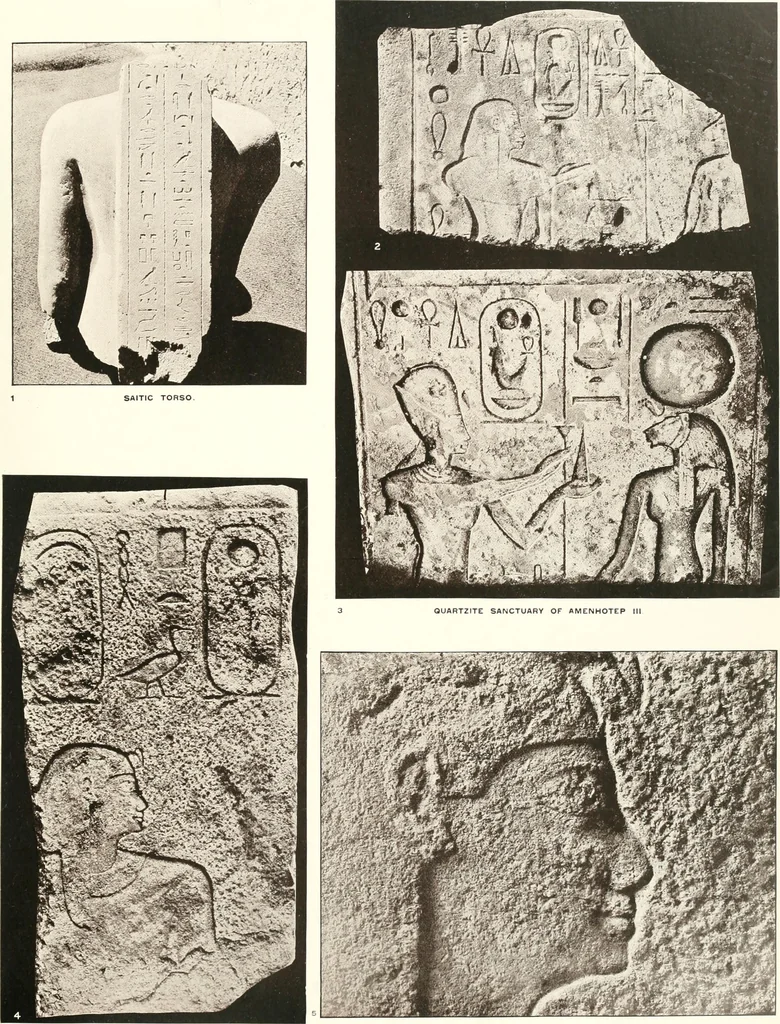 An illustration from Meydum and Memphis (III), 1910, leaf 118