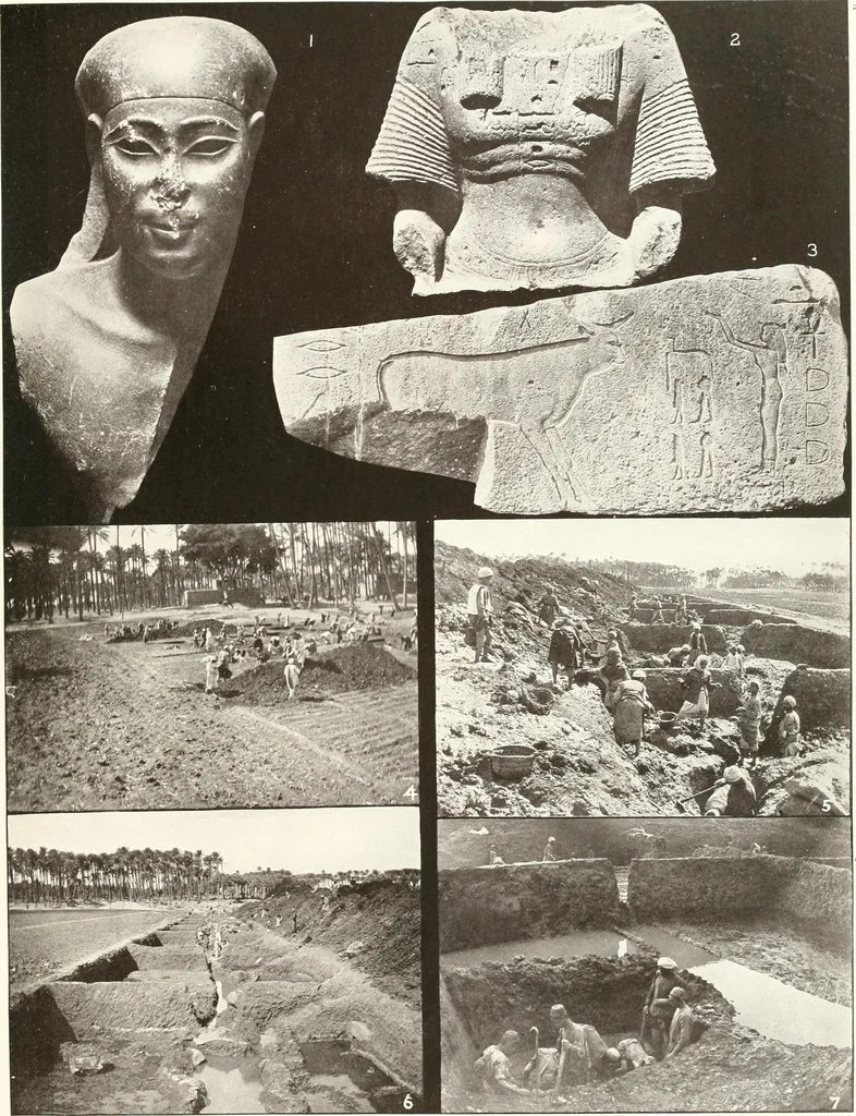 An illustration from Meydum and Memphis (III), 1910, leaf 120