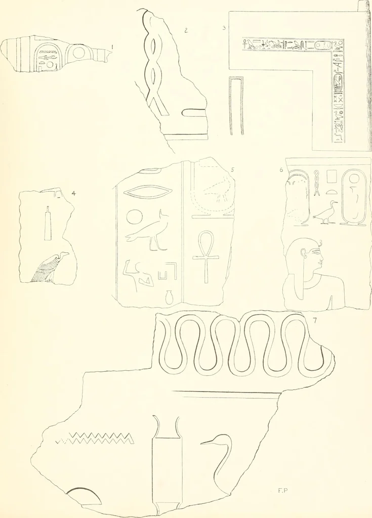 An illustration from Meydum and Memphis (III), 1910, leaf 124