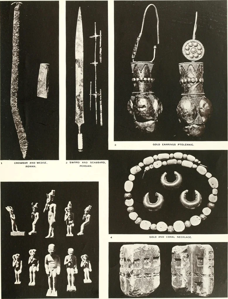 An illustration from Meydum and Memphis (III), 1910, leaf 136