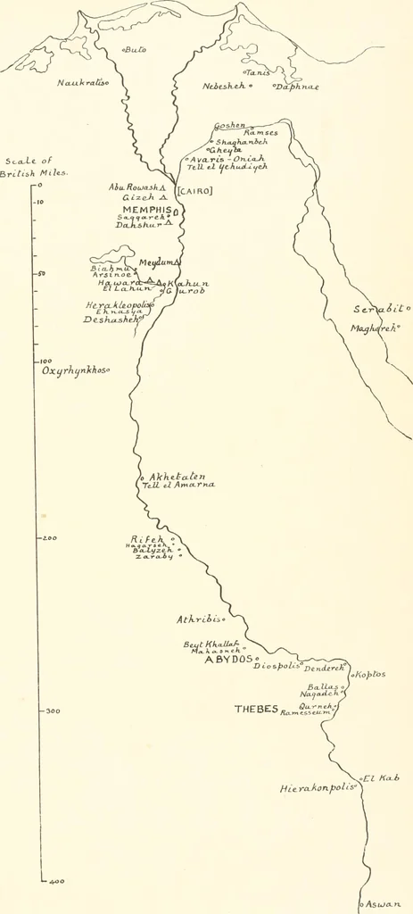 An illustration from Meydum and Memphis (III), 1910, leaf 154