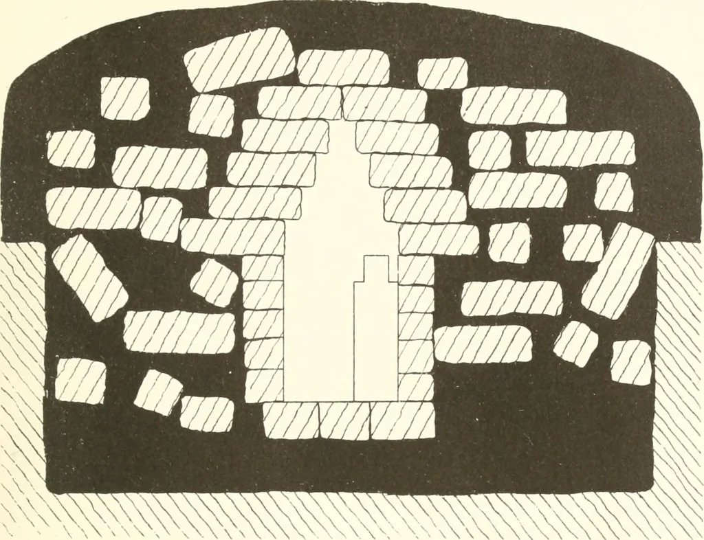 An illustration from Meydum and Memphis (III), 1910, leaf 68