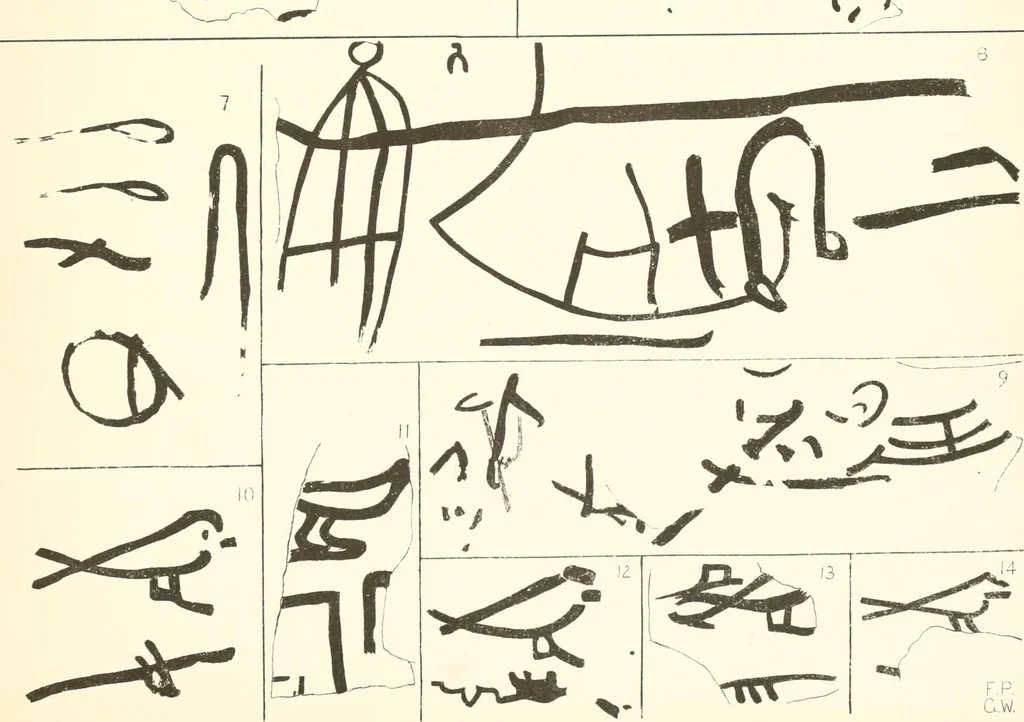 An illustration from Meydum and Memphis (III), 1910, leaf 70