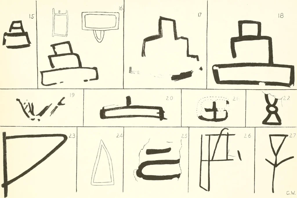 An illustration from Meydum and Memphis (III), 1910, leaf 72