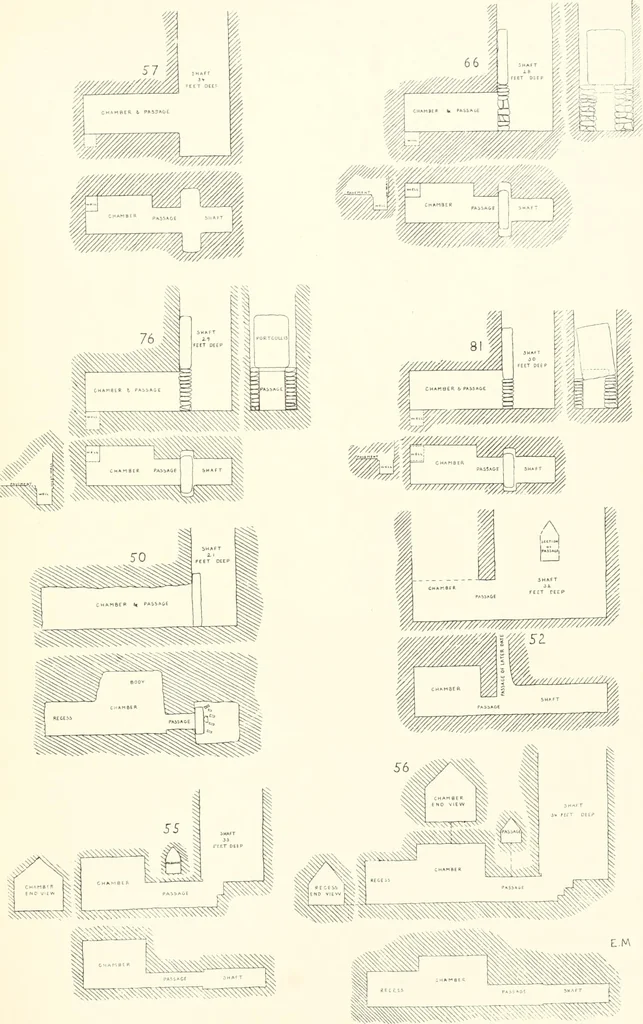 An illustration from Meydum and Memphis (III), 1910, leaf 96