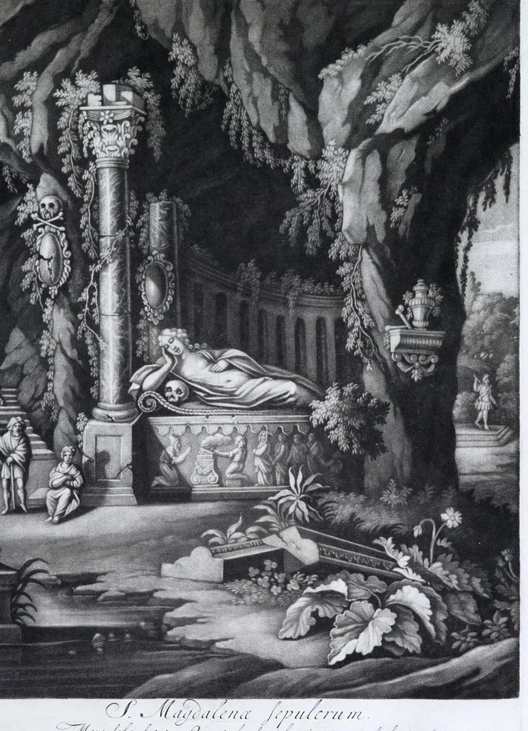 An illustration from [Mezzotints], 1650, leaf 45