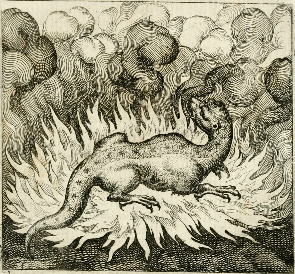 An illustration from Michaelis Majeri ... Secretioris naturae secretorum scrutinium chymicum : per oculis et intellectui accuratè accommodata, figuris cupro appositissimè incisa, ingeniosissima emblemata, hisque confines, & ad rem egregiè facientes sententias, doctissimaque item epigrammata, illustratum .., 1687, leaf 110