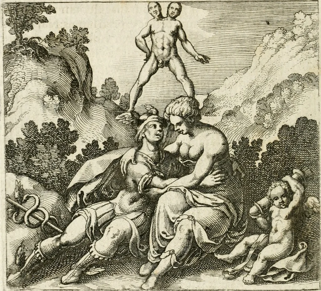 An illustration from Michaelis Majeri ... Secretioris naturae secretorum scrutinium chymicum : per oculis et intellectui accuratè accommodata, figuris cupro appositissimè incisa, ingeniosissima emblemata, hisque confines, & ad rem egregiè facientes sententias, doctissimaque item epigrammata, illustratum .., 1687, leaf 137