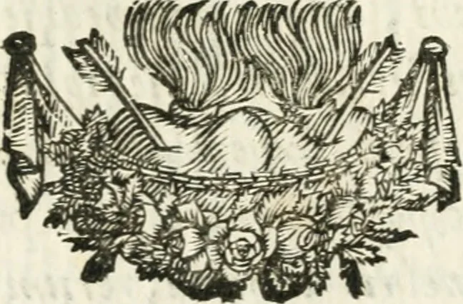 An illustration from Michaelis Majeri ... Secretioris naturae secretorum scrutinium chymicum : per oculis et intellectui accuratè accommodata, figuris cupro appositissimè incisa, ingeniosissima emblemata, hisque confines, & ad rem egregiè facientes sententias, doctissimaque item epigrammata, illustratum .., 1687, leaf 148